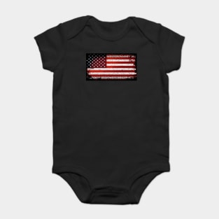 usa flag Baby Bodysuit